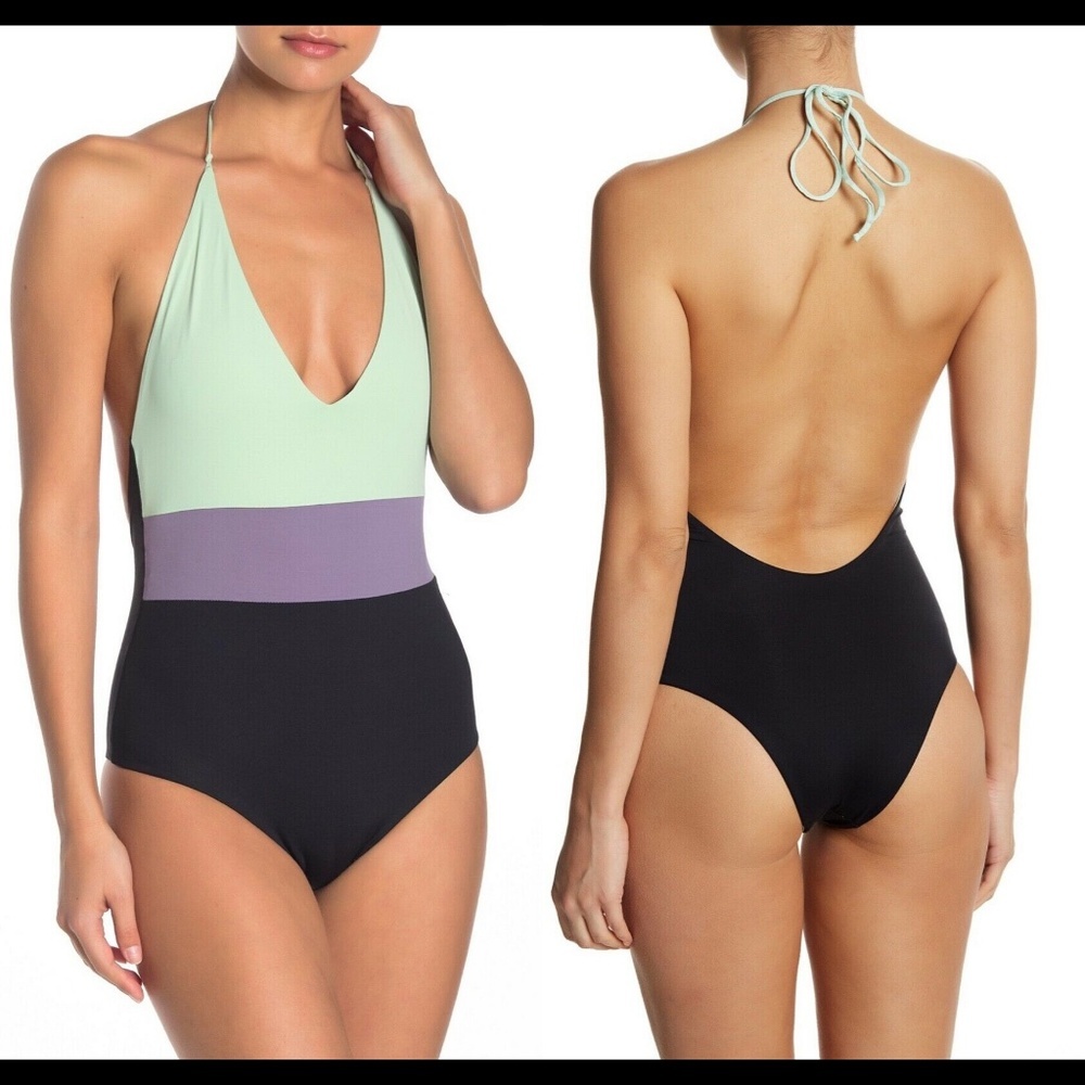 NEW $130‎ TAVIK Chase One-Piece Swimsuit in Seafom [SZ Medium ]